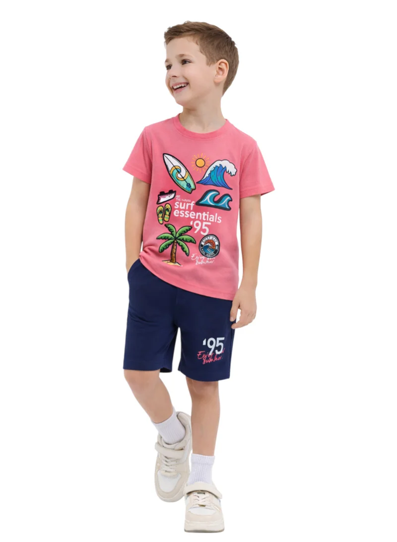 victor and jane Boys Surf Essentials T-Shirt & Shorts Set